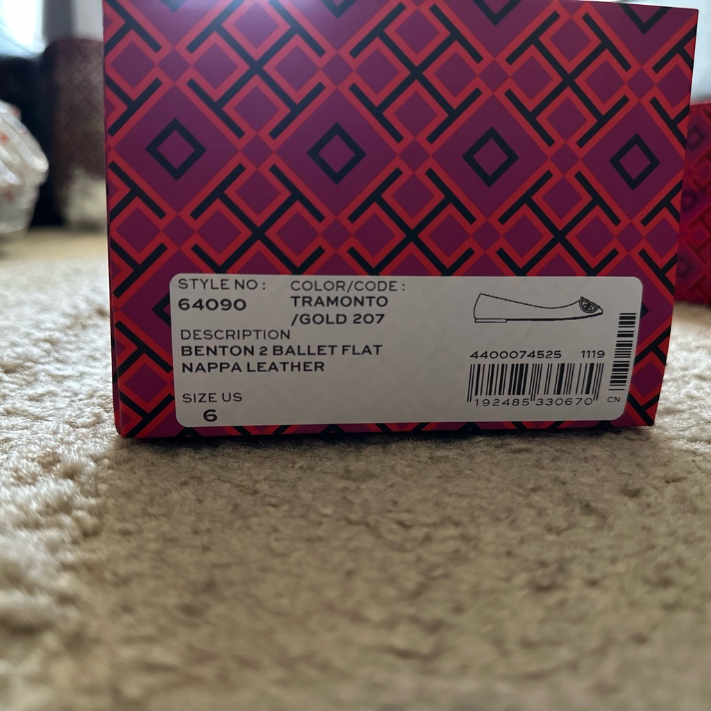 [TORY BURCH] バレフラット BENTON2 Tory Burch Brown Quilted Leather Benton 2 Ballet Flats Size